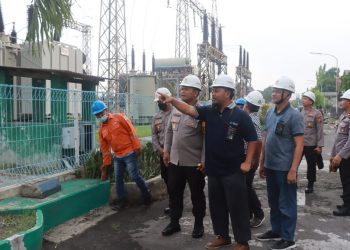 Jelang KTT G20, Kapolresta Sidoarjo Tinjau UIT PLN Taman Pastikan Pasokan Listrik Aman