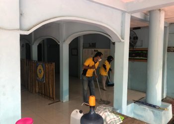 Bakti Religi Polresta Sidoarjo, Bersihkan Tempat Ibadah