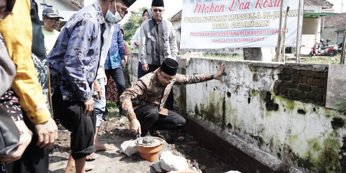 Mushola Al Jannah Desa Gedangan, Dibangun Lebih Luas