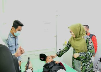 Ning Sasha Apresiasi Puskesmas Jabon Gelar Khitan Massal