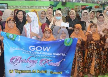Ramadhan, GOW Sidoarjo Berbagi Kebahagiaan bersama Anak Yatim