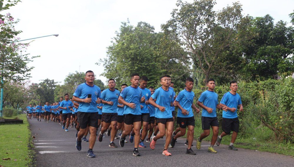 Prajurit Yon-Arhanudse 8/MBC Gelar Binsik Sejauh 7 Kilometer