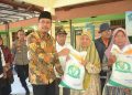 Bupati Salurkan 86.720 KPM se-Kabupaten Sidoarjo, Bantuan Pangan Beras 10 kg 3 Bulan Berturut-turut