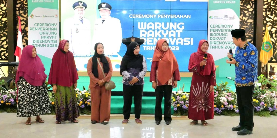 Gus Muhdlor Renovasi 2.000 Warung Kelontong, Warga Ucapkan Terima kasih ke Bupati Sidoarjo