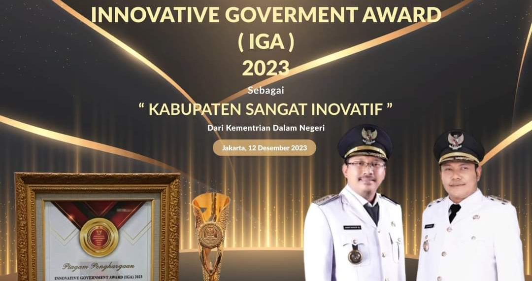 Sidoarjo Dinobatkan Kabupaten Sangat Inovatif di Ajang IGA 2023 oleh Kemendagri