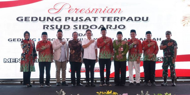 Menteri Kesehatan RI Budi Gunadi Sadikin Resmikan Gedung Pusat Terpadu dan Gedung Laboratorium RSUD Sidoarjo