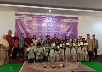 SP Pegadaian Area Surabaya 2 Rayakan HUT Ke 124 Tahun Pegadaian dengan Santuni Yatim Piatu
