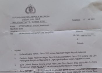 Kades Trosobo Taman Nonaktif Dilaporkan Warga, Diduga Serobot Tanah Desa dan Libatkan Oknum DPRD Sidoarjo dalam Gratifikasi
