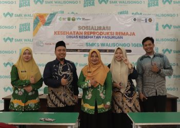 SMK Walisongo 1 Gempol Gandeng Dinas Kesehatan Gelar Sosialisasi Kesehatan Reproduksi Remaja