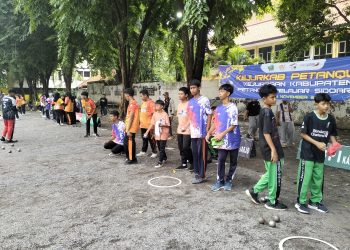 Kejurkab Petanque Sidoarjo Digelar Dua Hari ,111 Pelajar Ikut Berkompetisi